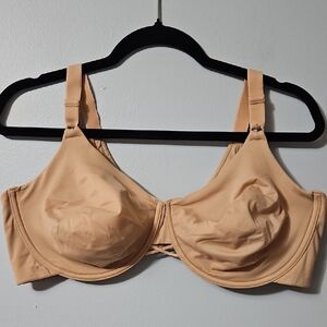 Vanity Fair Women's Tan Bra Underwire Lined Seamless  Size 44D